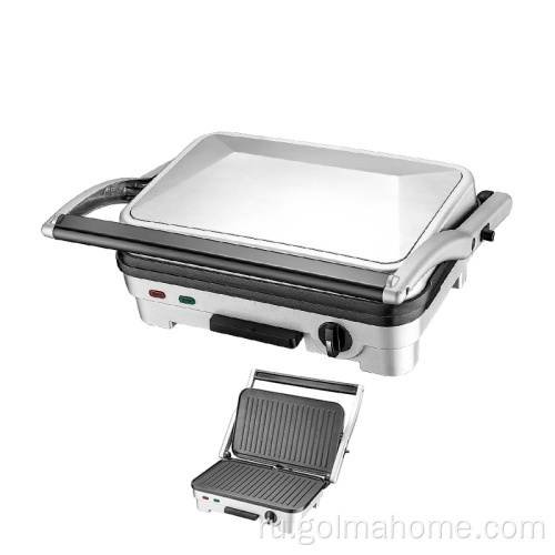 Electric BBQ Grill Kitchen Cooking Appliance Grill 6/8 Slice Sandwich Maker Связаться с Panini Press Grill